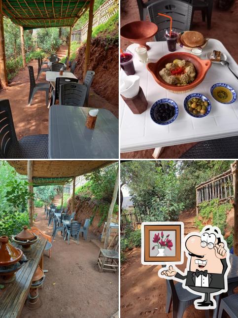 Cafe Restaurant orange cascades d'ouzoud