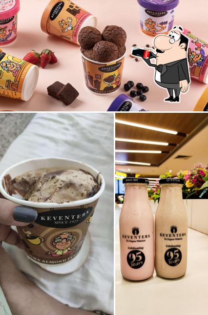 Keventers is distinguished by drink and food