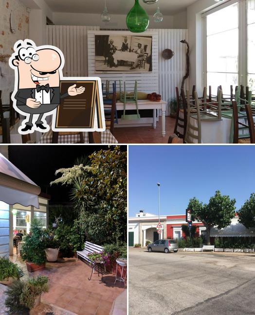 La esterno e interni del ristorante