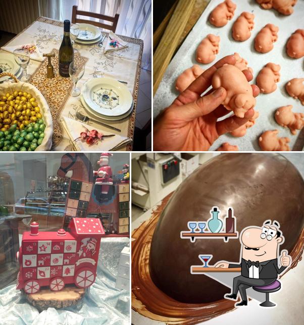 Gli interni di Pasticceria Bona