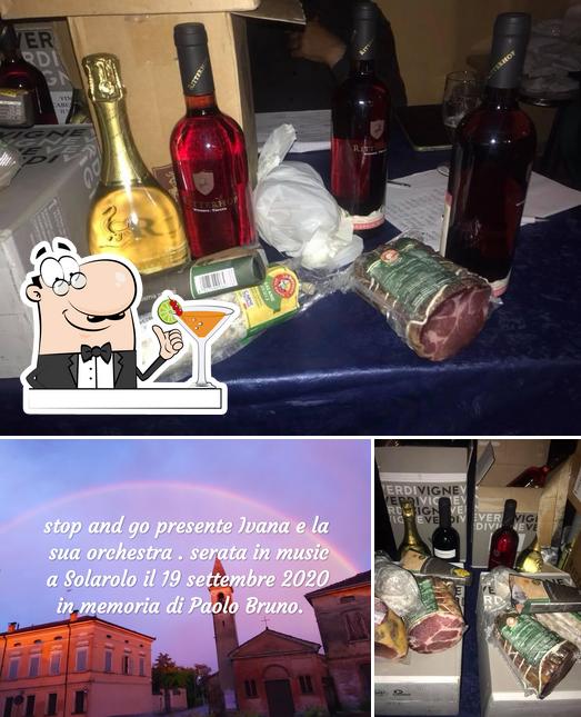 Questa è la immagine che presenta la bevanda e esterno di Stop&Go Bar