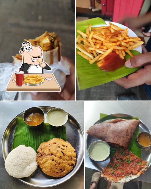 French fries at Akshaya Mithrakoota