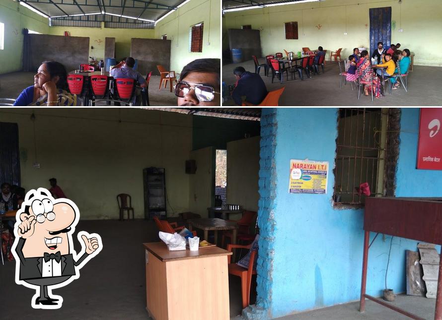 The interior of Baba ka Dhaba