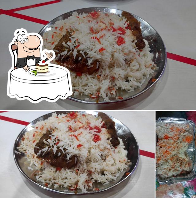 Naz Restaurant offers a range of sweet dishes