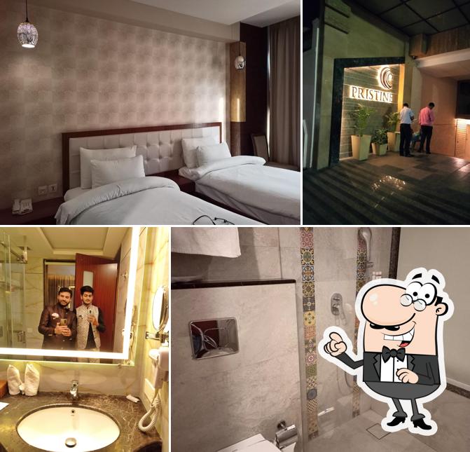 The interior of Pristine Hotel