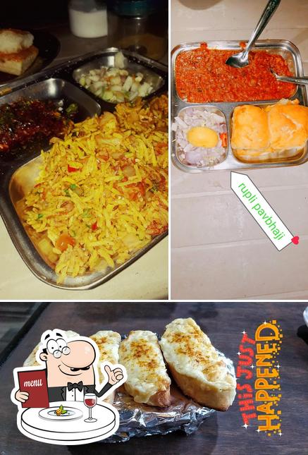 Food at रुपाली पाव भाजी