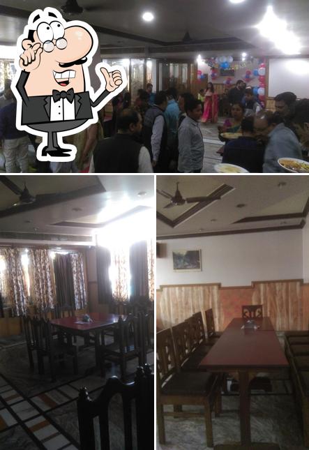 The interior of Sandeep Hotel & Restaurant