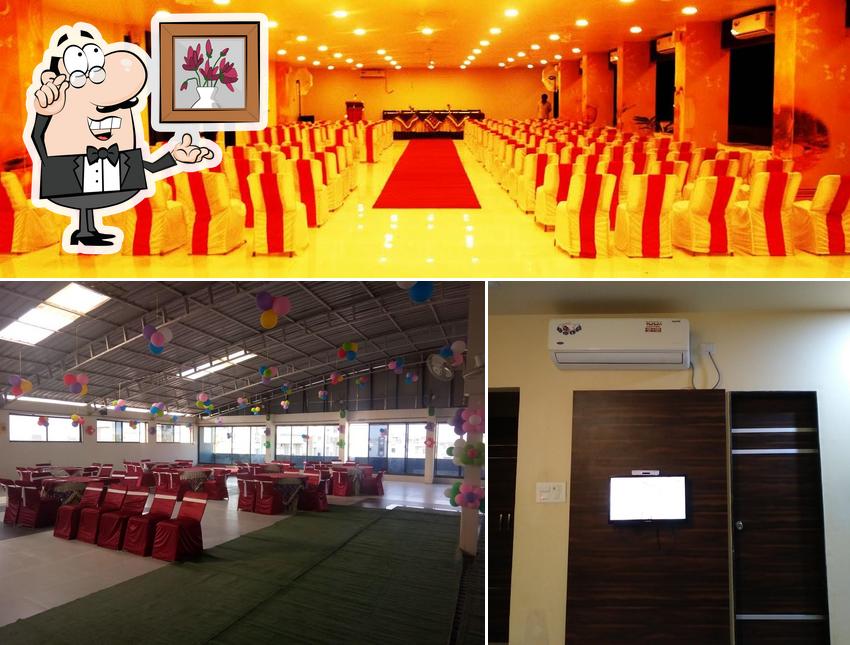 The interior of Hotel Sarthi International