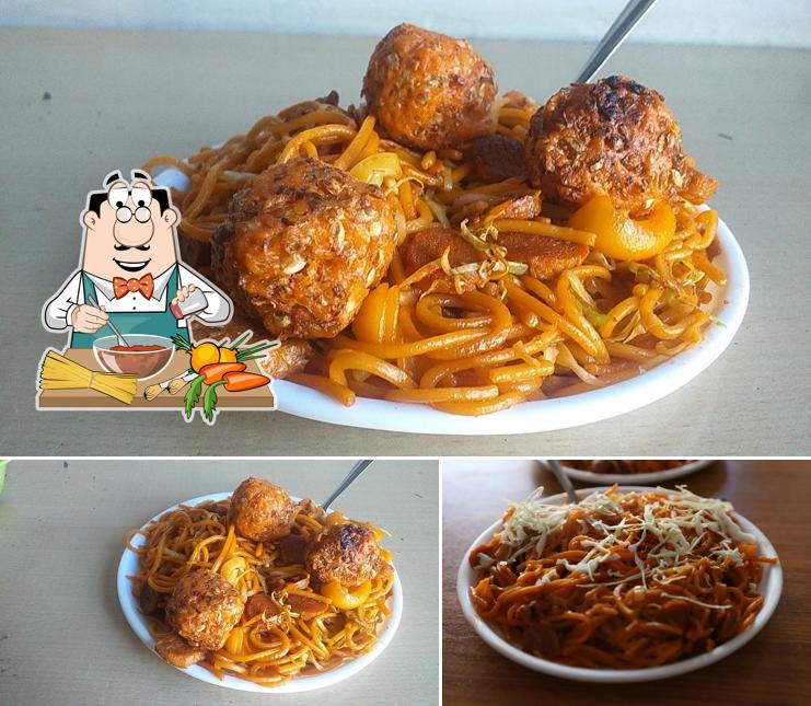 Spaghetti bolognese at Sharma Chinese
