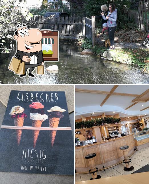 Gli esterni di Soge Cafè - Hiesig Eis.werk.statt