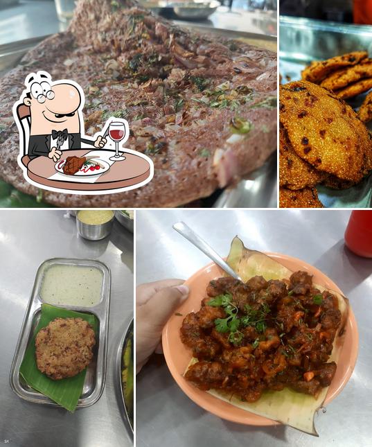 Order meat dishes at Sri Krishna Vaibhava