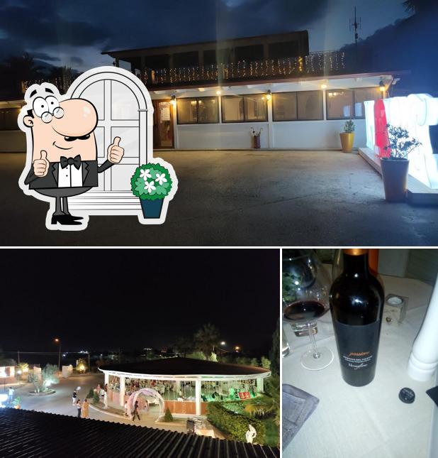 La esterno e bevanda del ristorante