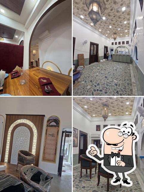 The interior of Umrao Jaan Restaurant & Cafe