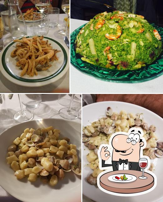 Cibo al Trattoria Raieü