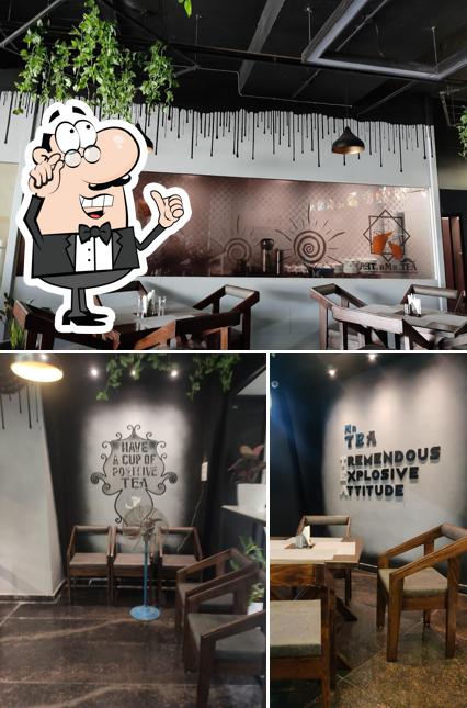 The interior of Mr Tea