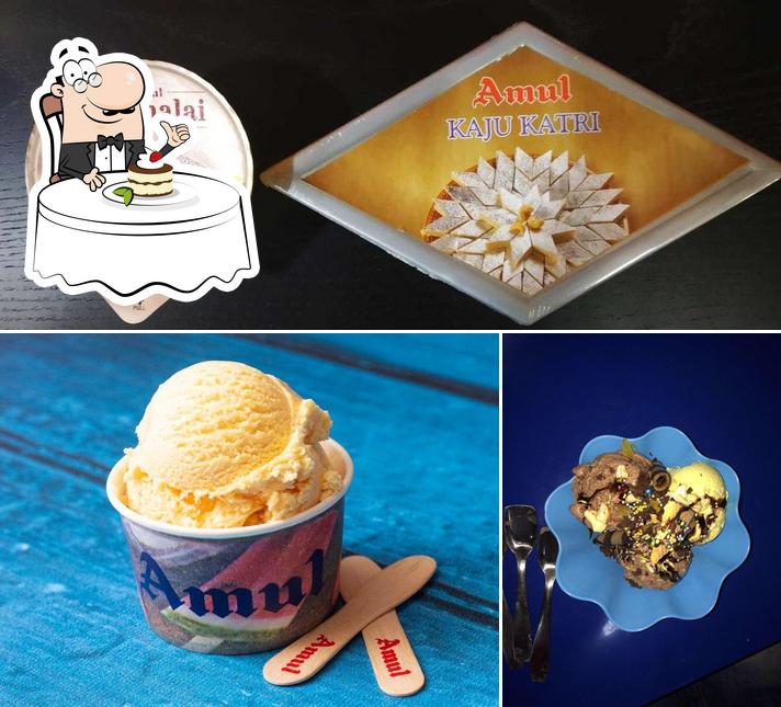 Amul Ice Cream offers a number of desserts