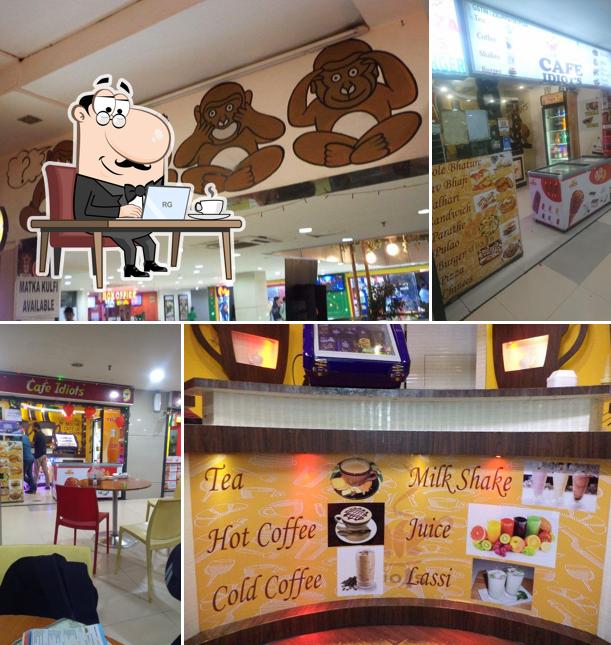 The interior of Cafe Idiots