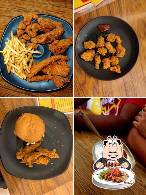 Food at Krispy Chicken