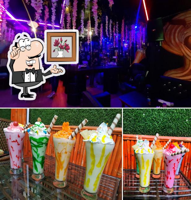 The interior of Kwazy den