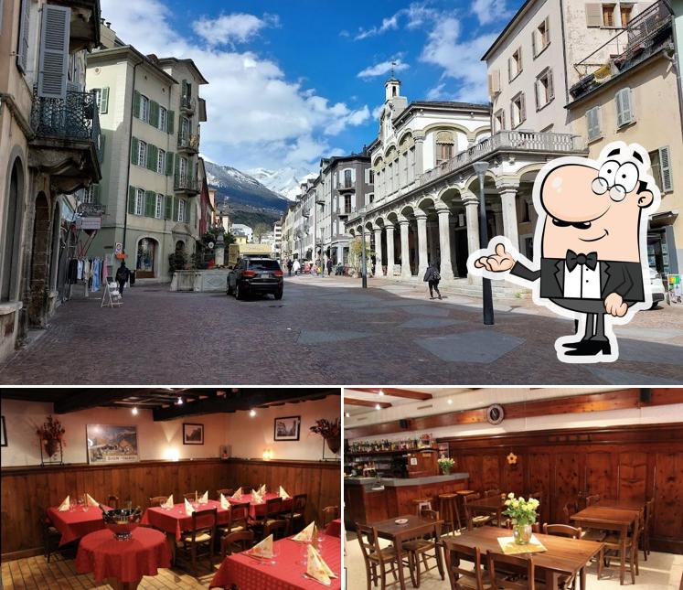 La foto della interni e esterno di La Croix Fédérale