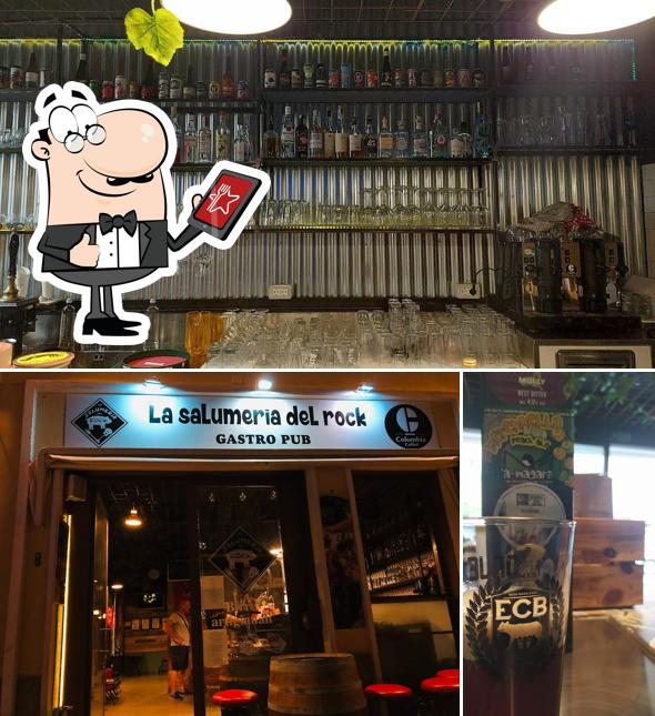 Tra le diverse cose da la salumeria del rock si possono trovare la esterno e birra