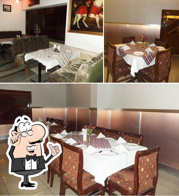 The interior of Hotel Chevron Restaurant