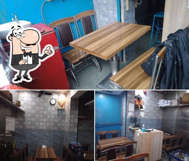 The interior of Hotel RadhaKrishna Veg & Non-Veg