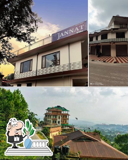 The exterior of Jannat Villa & Andaaz Kitchen