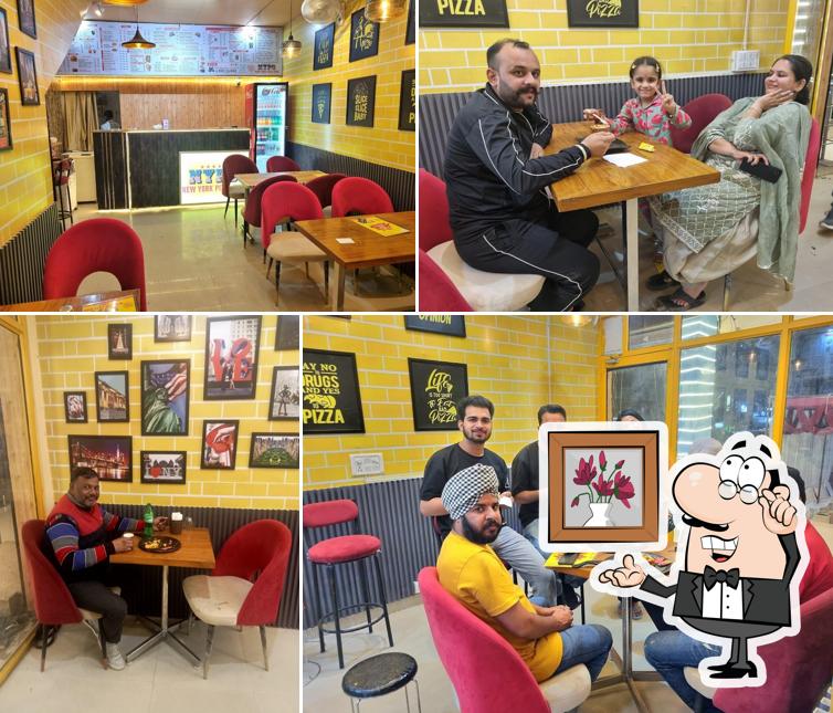 The interior of New York Pizza Oven