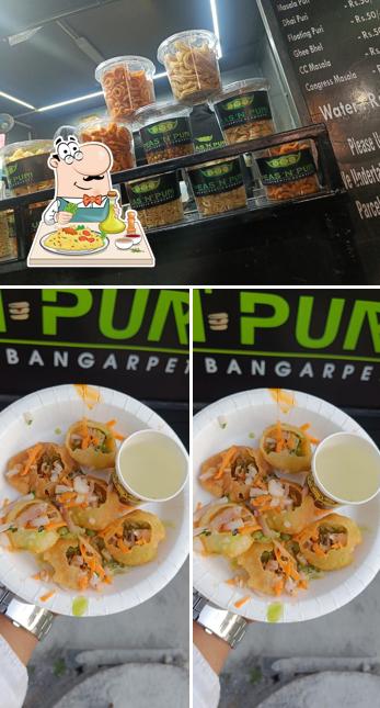 This is the photo depicting food and interior at Peas N Puri