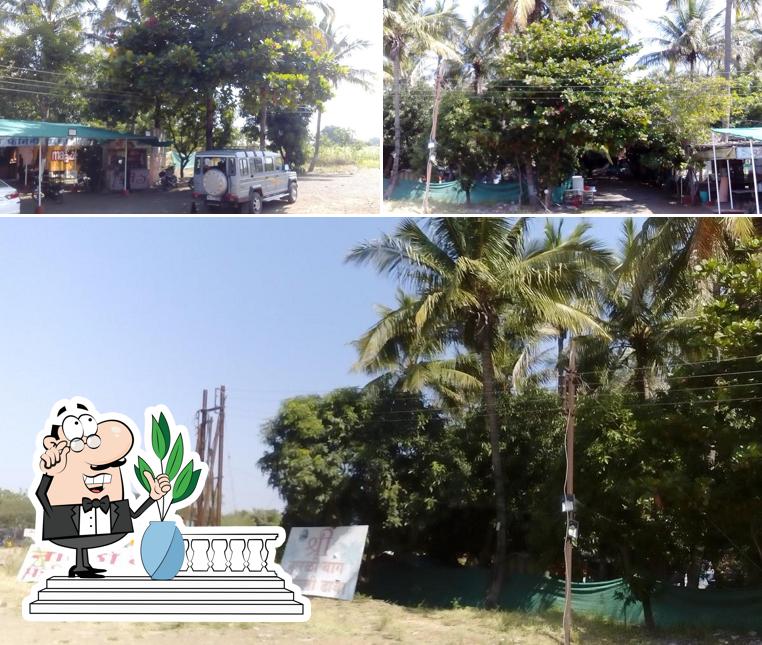 Check out how Hotel Narali Baag - Shree Garden family restaurant looks outside