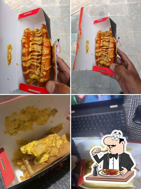 Food at Superdogs - Gourmet Hotdogs