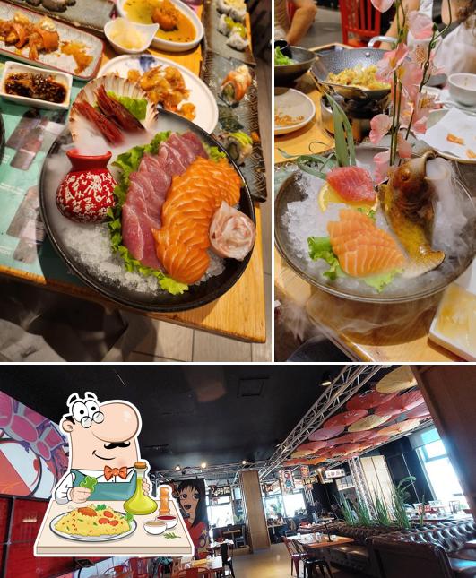 Questa è la foto che raffigura la cibo e interni di Sushiko Livorno - Centro Commerciale Porta a Mare