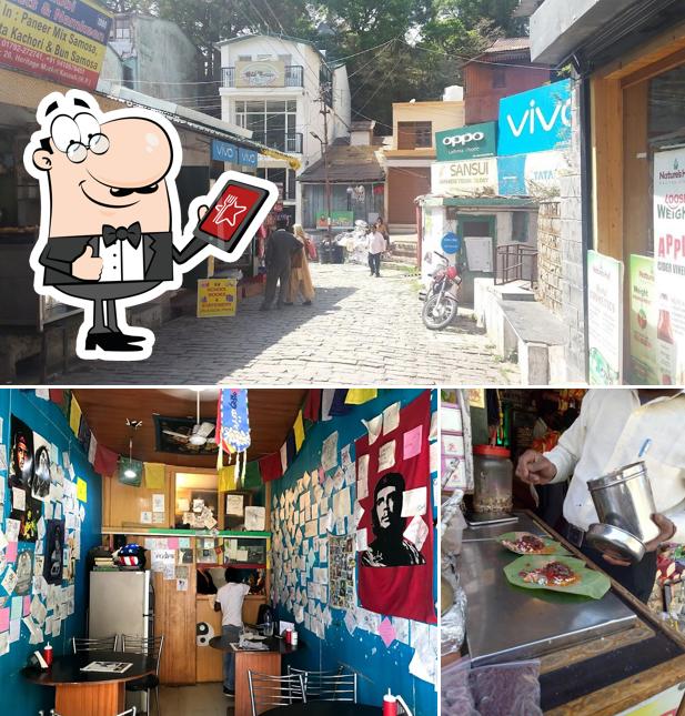 The exterior of Cafe Rudra