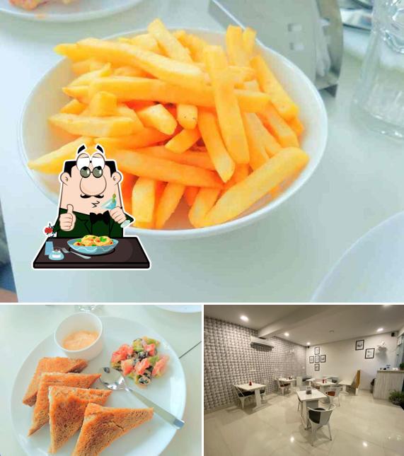 Among different things one can find food and interior at Shakes Delight