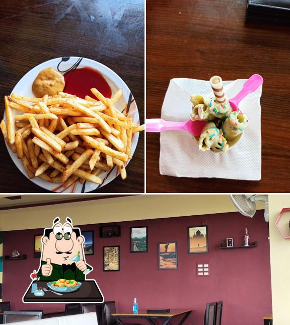 The restaurant's food and interior