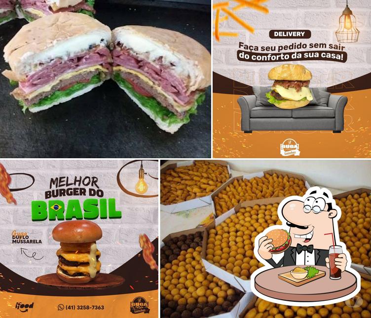 Hambúrguer em Guga Lanchonete