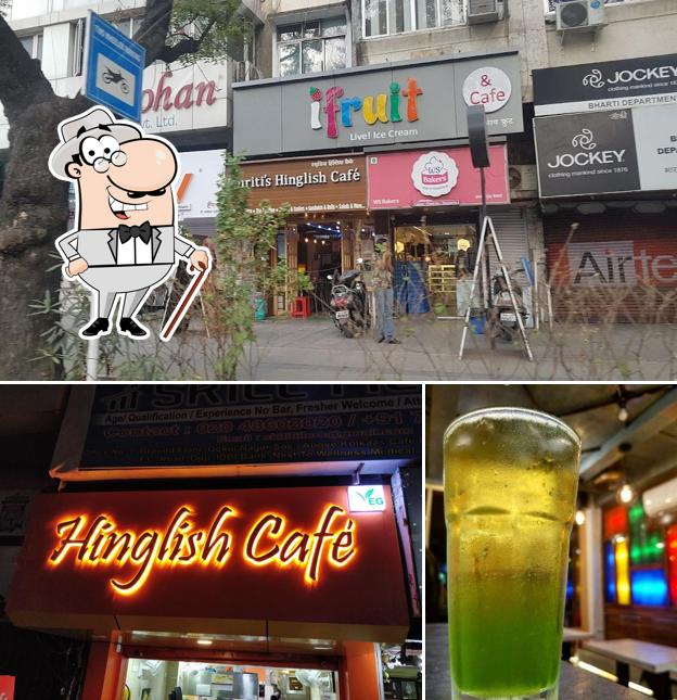 This is the photo displaying exterior and beer at Hinglish Cafe and House of cakes