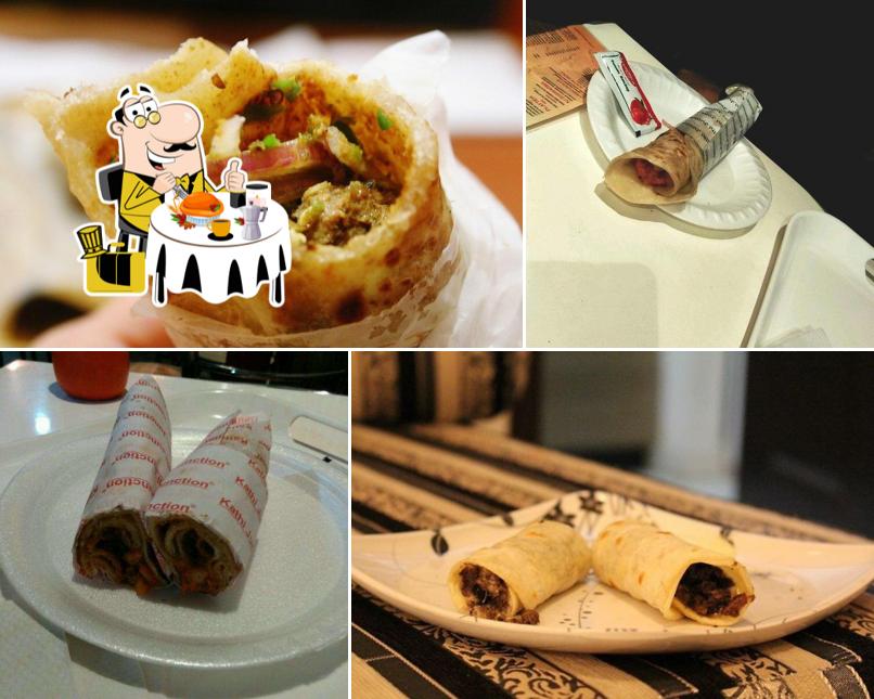 Food at Kathi Junction