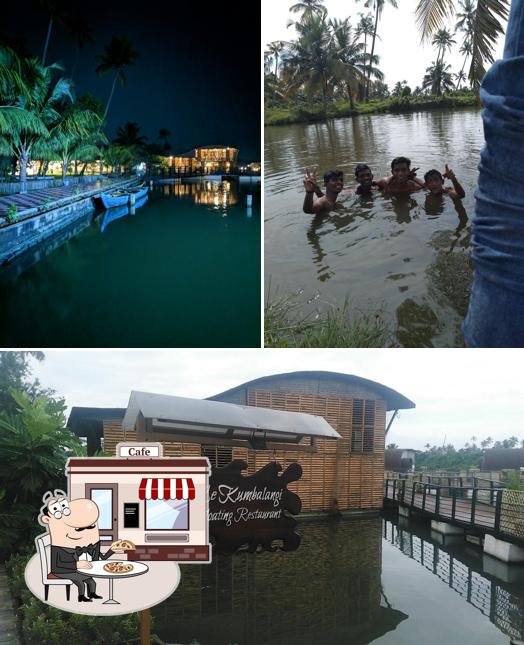 The exterior of Le Kumbalangi Floating Restaurant - Aquatic Island