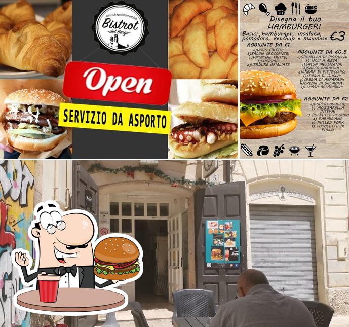 Ordina un hamburger a Bistrot Del Borgo
