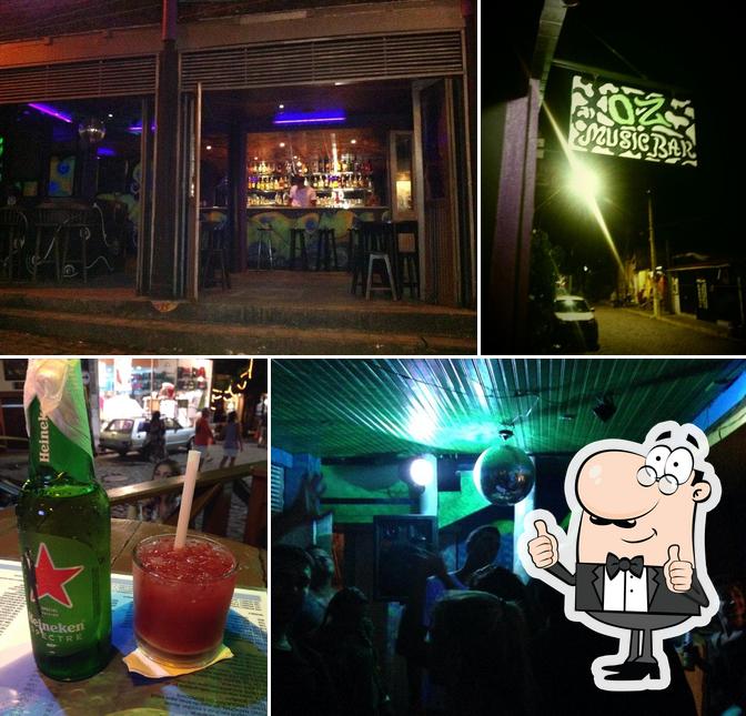 Look at the pic of OZ Music Bar