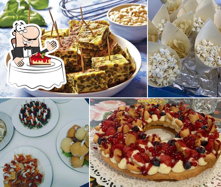 CandyLand Bar Ludoteca con cucina serve un'ampia varietà di dessert