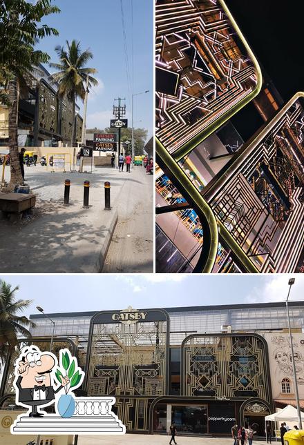 The exterior of Gatsby Cocktails & Cuisines