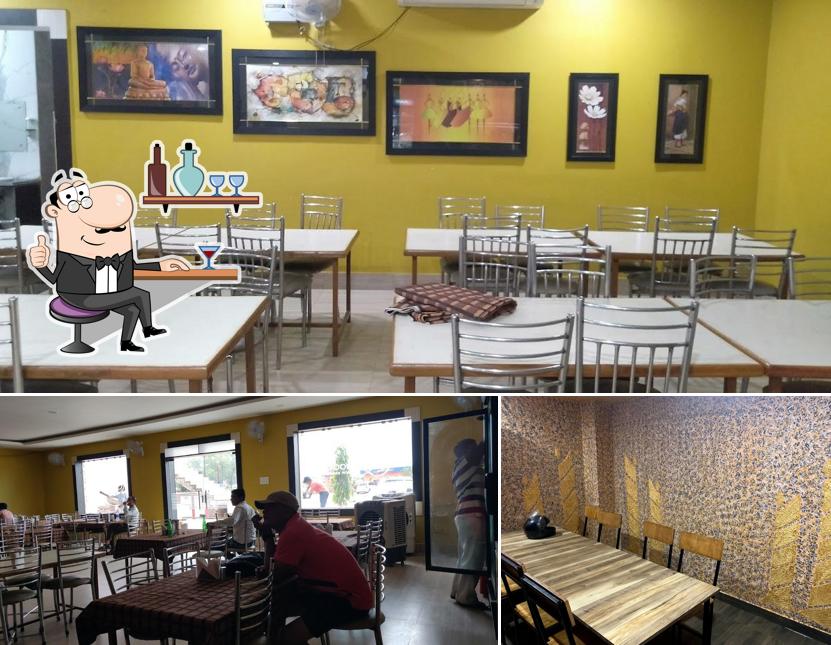 The interior of Hotel Roll Model