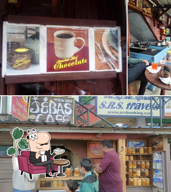 The interior of Jeba hot chocolate