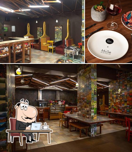 The interior of Muse: The Art Of Gourmet