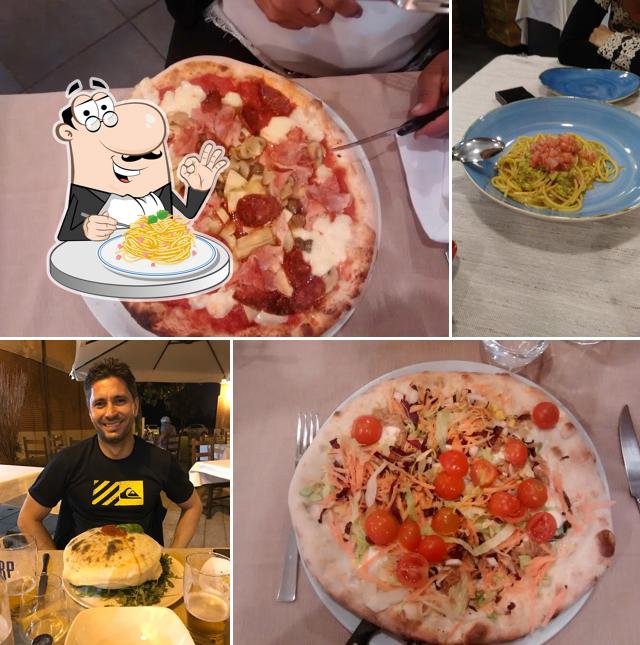 Spaghetti alla carbonara al Ristorante La Vecchia Arluno