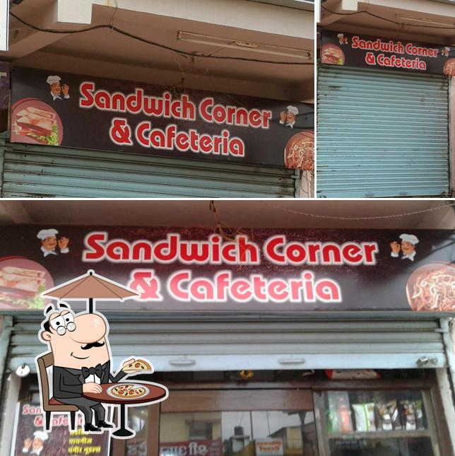 The exterior of Sandwich Corner & Cafeteria