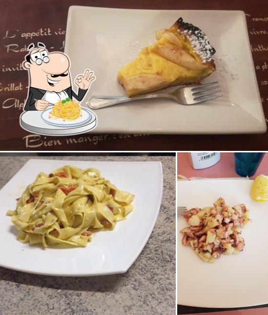 Spaghetti alla carbonara al Trattoria Fra-Se